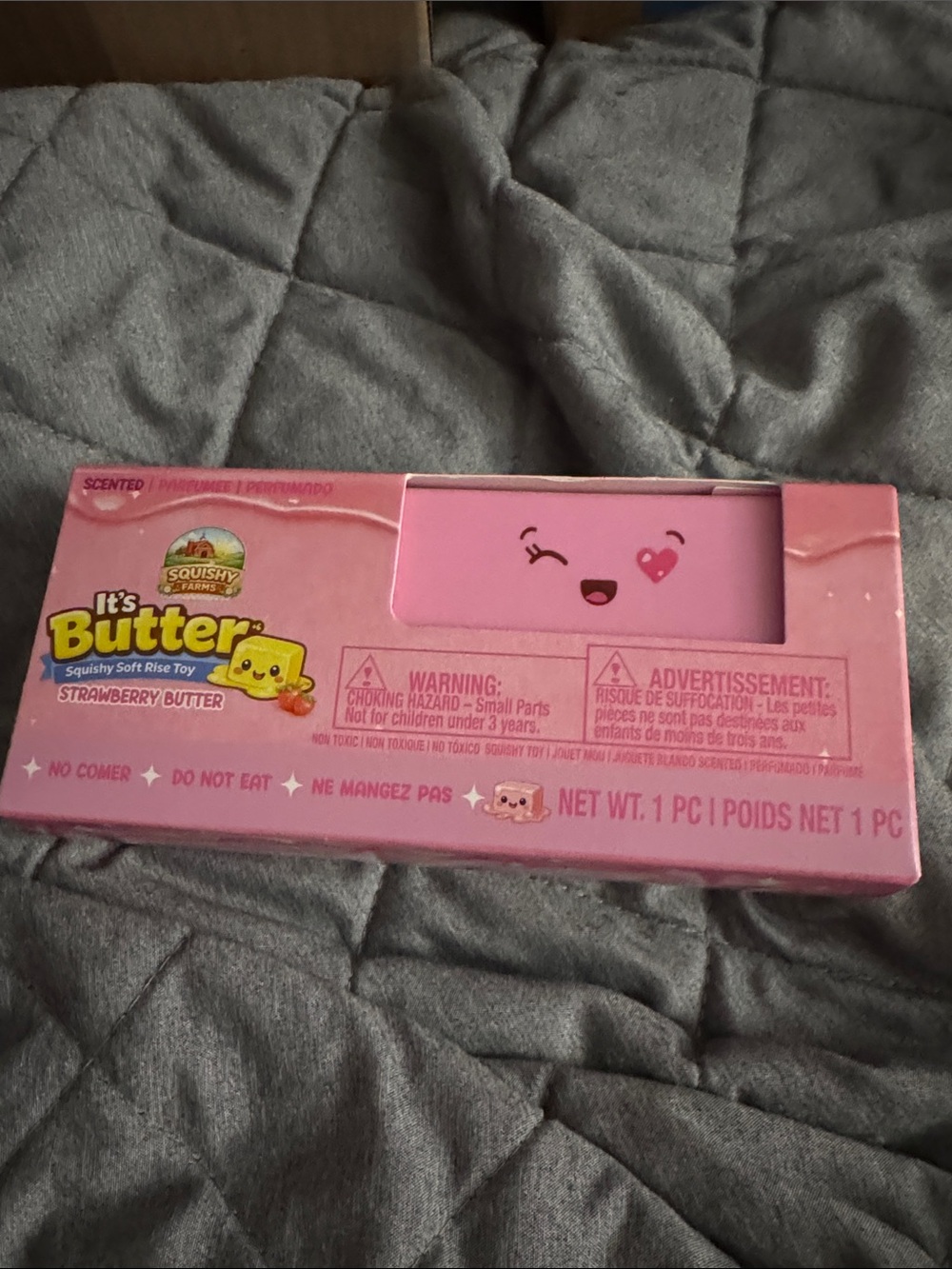It's Butter Squishy Soft  slow rise Strawberry Butter Toy - Pink